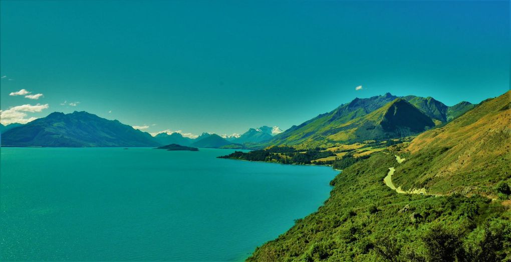 Autour de Queenstown, lac Wakatipu...