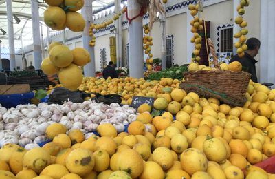 Fruits et légumes à Tunis marché central 