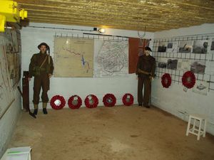 Sur les hauteurs de Montivilliers, le Point Fort N°5 de la ferme fortifié était ouvert avec diverses expositions.