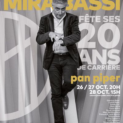 Giovanni Mirabassi, 20 ans de carrière, au Pan Piper, les 26/27/28 octobre / ACTUALITE MUSICALE