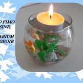 TUTO FIMO / RESINE : Aquarium bougeoir (Resinpro effet eau)