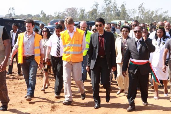 Vendredi 12 octobre 2012. Le Président Andry Rajoelina : première visite dans la Région Itasy (Soavinandriana, Analavory, Ampefy).