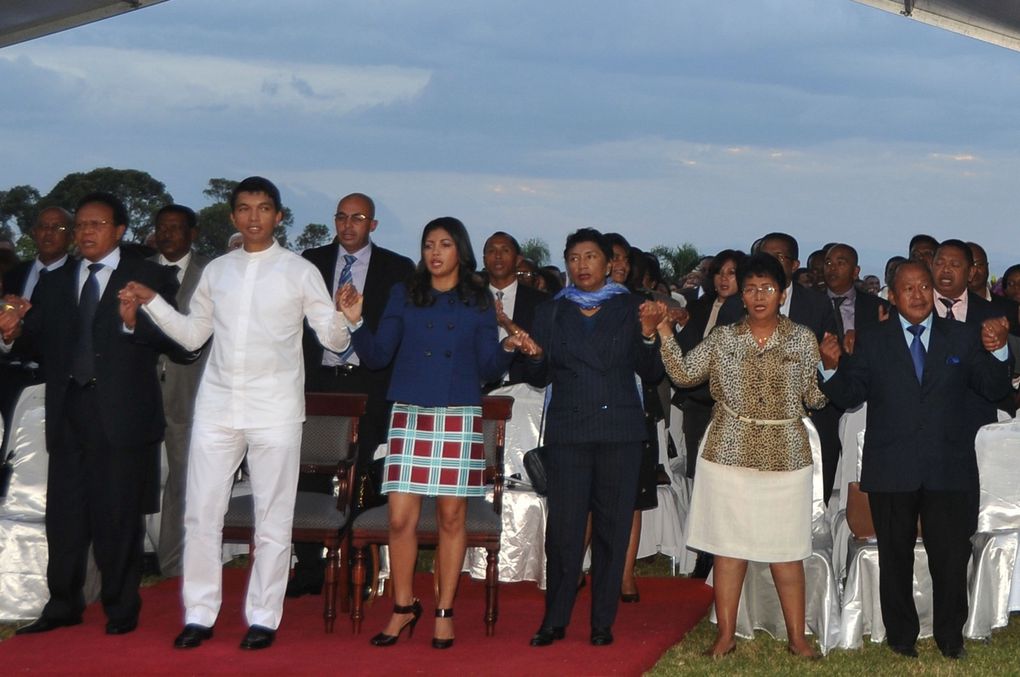 Culte oecuménique ayant suivi la journée de jeûne et prière pour la Nation et le peuple malgache initée par le Président Andry Rajoelina. Photos: Harilala Randrianarison - www.madagate.com