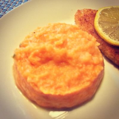 Purée de courge, pomme de terre & comté