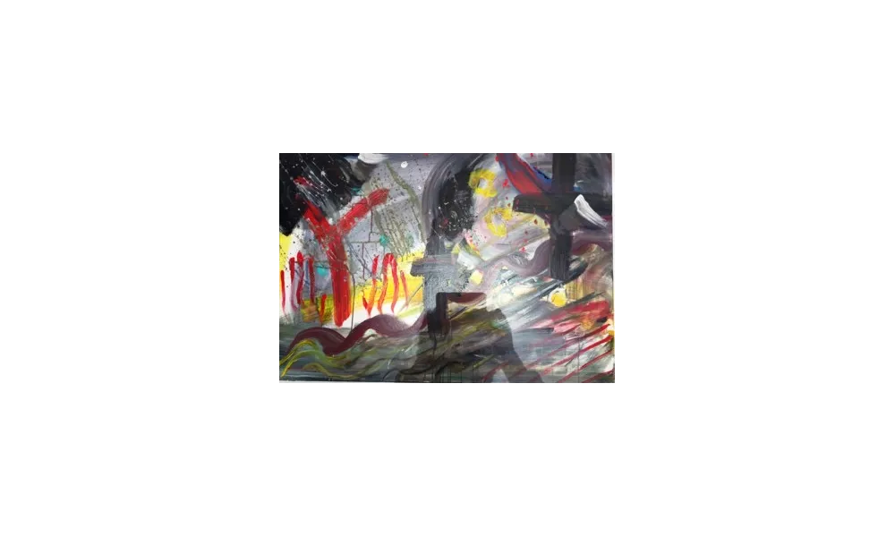 Oceanologies nox, peinture acrylique sur toile, 70x80cm, vendu sans cadre, artiste peintre contemporain,bernadette cazal,narbonne aude occitanie france,atelier artiste,boutique de createurs