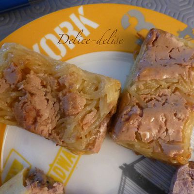 Ecrins de pommes de terre au foie gras