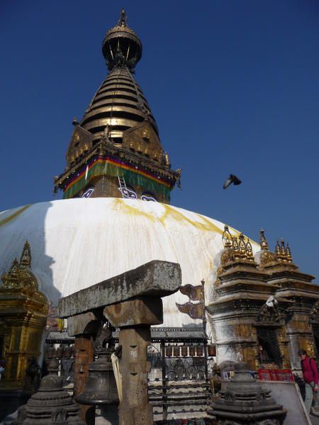 Quelques jours de visite a Kathmandou et dans les environs : Bodhanath, Pashupatinath, Swayambhunath, Bakthapur... 