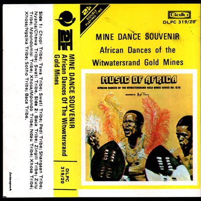 mine dance souvenir - African dances of the Witwatersrand gold mines