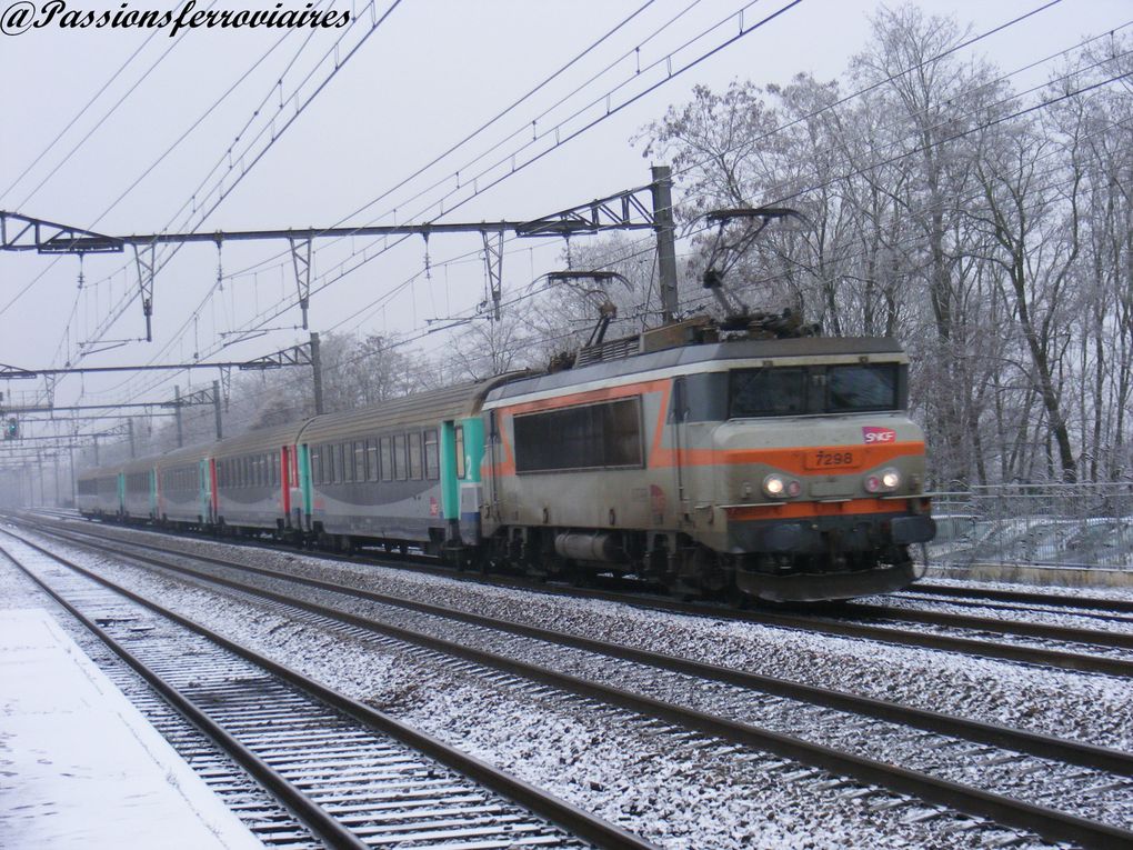 Locomotives électriques à courant continu.