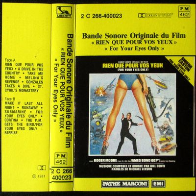 Bill Conti - Bande sonore originale du film "Rien que pour vos yeux" 1981