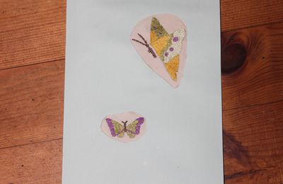 Carte postal papillons