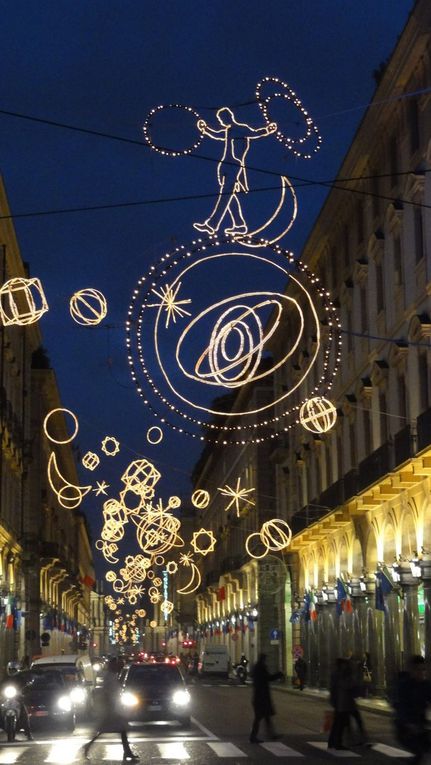 Turin, &quot;Luci d'Artista&quot; quant les lumières se font &quot;art&quot;, lumières d'artistes c'est du 31 octobre 2018 au 13 janvier 2019 !