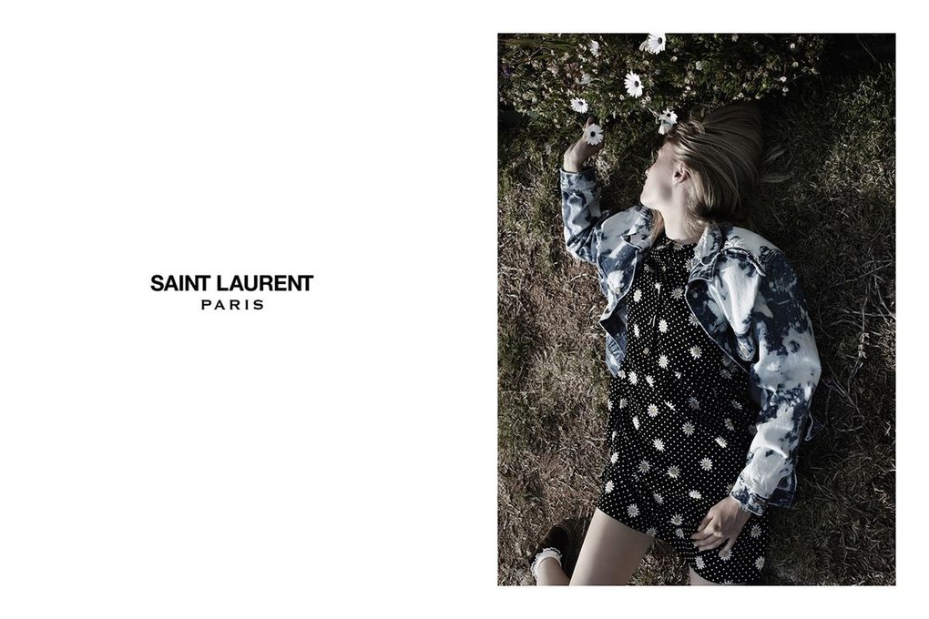 Klara Kristin & Jack Kilmer © Hedi Slimane for © Saint Laurent