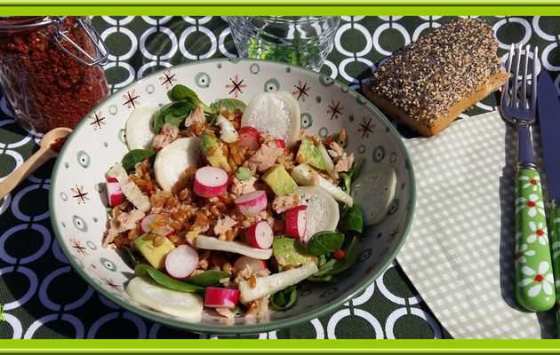 Salade de petit épeautre et radis