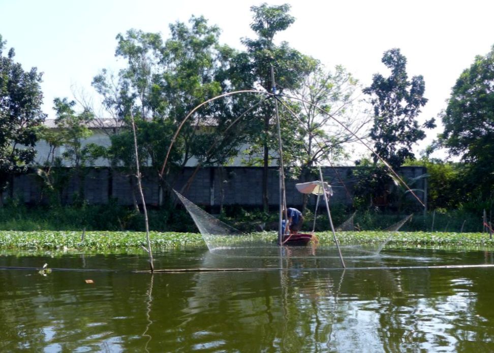 Balade sur le Khlong Samrong à Bang Phli