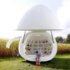 BLOB VB3, un espace mobile en forme d'oeuf par DMVA architecten