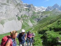 La Grande Casse, glissades involontaires sur les névés, le lac Long et le lac des Vaches