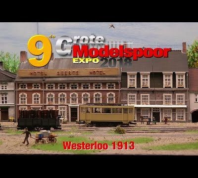 Exposition Modelspoor 2018 module Westerloo 1913