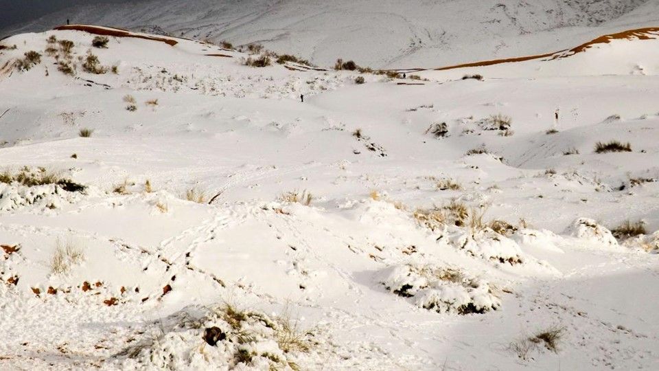 Le Sahara - Neige