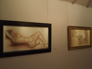 La métairie et exposition Maillol. Dessins © photographies Le Curieux des arts Antoine Prodhomme, musée Maillol-Banyuls, juillet 2016