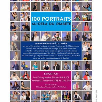 INVITATION - 100 PORTRAITS AU-DELA DU DIABETE