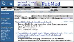 PubMed : L'internet médical