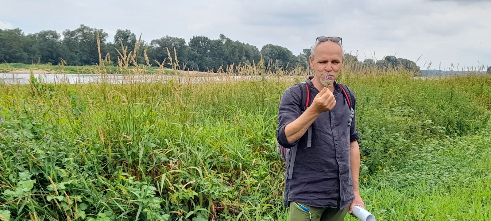 Michaël Jaunet - Visite botanique à Sainte Gemmes sur Loire (49)