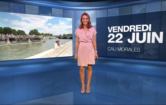 Cali Morales Météo M6 le 22.06.2018