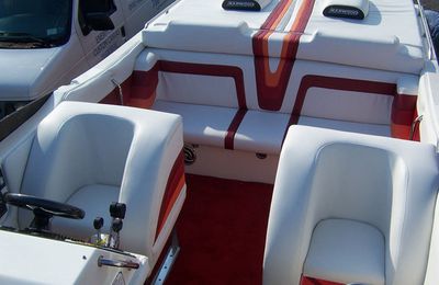 Custom seat covers for all kinds of boats