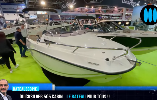 Quicksilver 505 Cabin – Un petit bateau à moteur accessible, 35 000 euros, remorque comprise