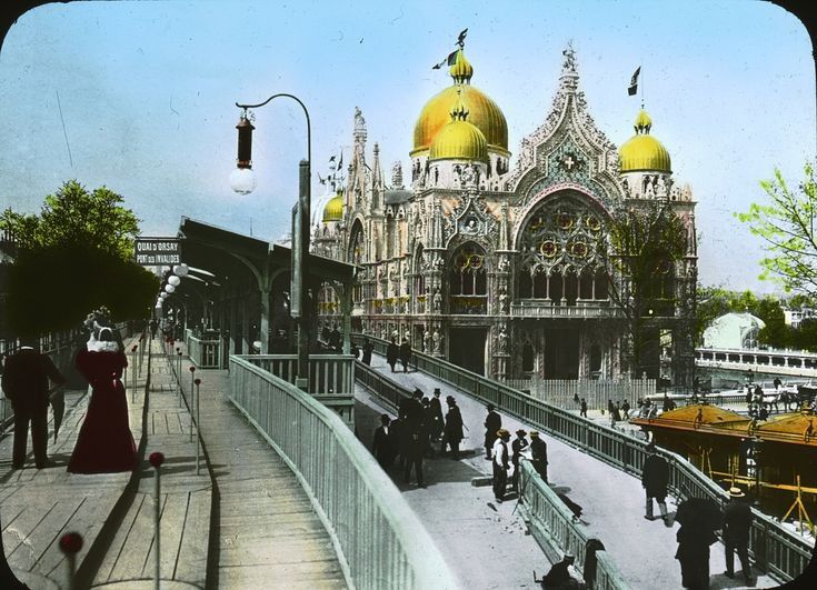 PAVILLON DE L'ITALIE EXPOSITION UNIVERSELLE 1900 DE PARIS. 