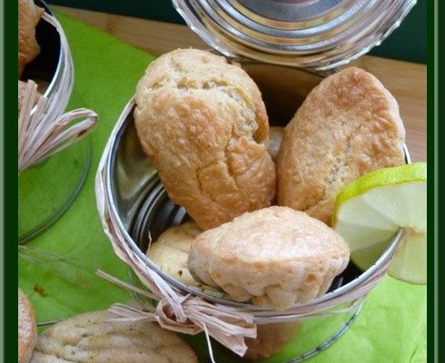 Madeleines au thon et citron vert