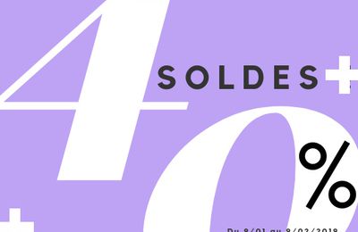 Soldes avec 40% de réduction 