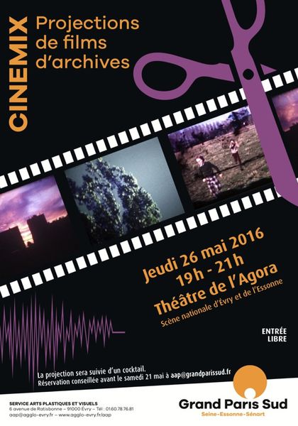 Projection le 26 mai 2016 au Théâtre de l'Agora d'Evry des films de l'atelier de création Cinémix