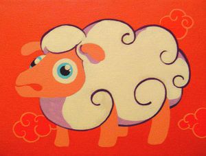 Peinture: Petit mouton