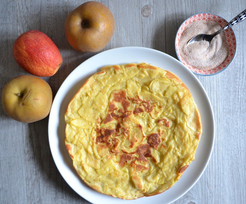 Apfel Eierküche (crêpe alsacienne aux pommes) - le blog culinaire pause ...