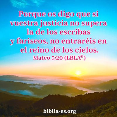 Evangelio de Hoy jueves 26 de julio de 2018-Mateo 5:20