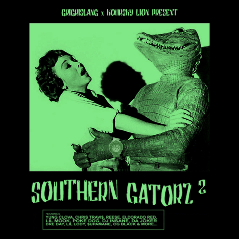 Southern Gatorz (with Dave Luxe) ## Southern Gatorz 2 (with Koursky Lion) ## Southern Gatorz 3 (with Monkey Green)  ## Southern Gatorz 4 (with Jocelyn Anglemort)  ## Southern Gatorz 5 (with Jocelyn Anglemort) *** Artworks by Hector De La Vallée (1) Holos Graphein (2 & 3) Guillaume Bogdan (4 & 5).