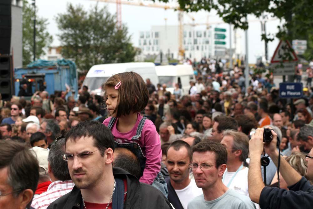 Les photos de la petite géante et du scaphandrier - Royal de Luxe Nantes 2009