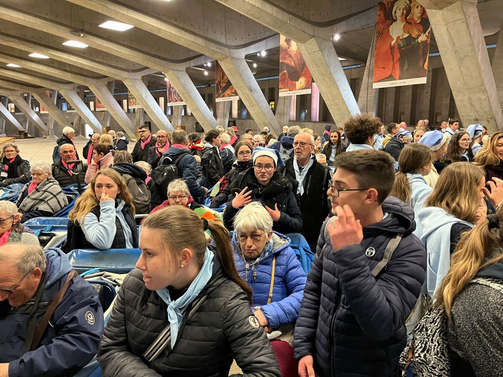 Les photos du pèlerinage à Lourdes d'avril 2024