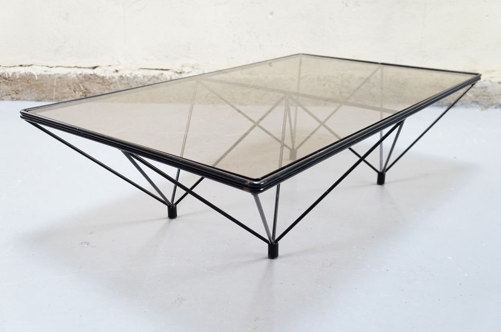 table basse design type paolo piva vintage retro annees 70 80 designer mobilier