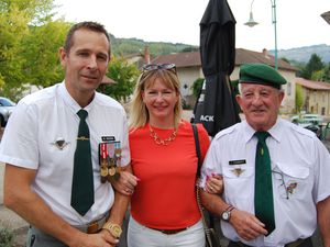 Inauguration du carré militaire à Courmangoux (Ain)