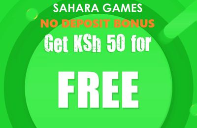 Free KSH 50 SIGN UP BONUS - NO DEPOSIT REQUIRED 