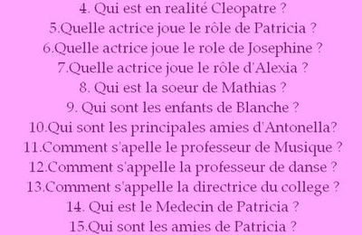 Questionnaire sur Patito feo n°1