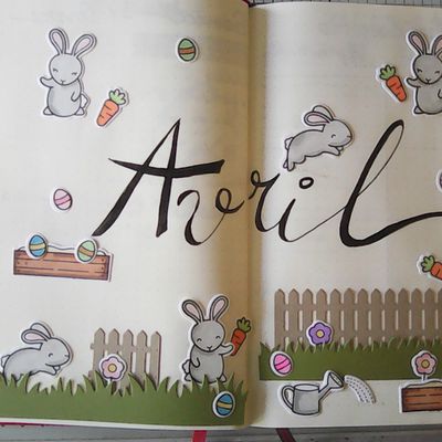 Plan with we Avril 2018: mon bullet journal