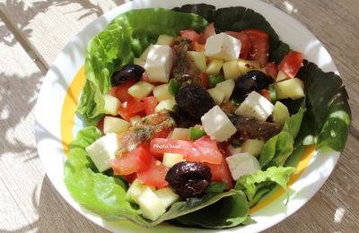 Assiette-Repas : Salade façon grecque