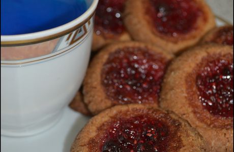 Sablés à la confiture de fraise