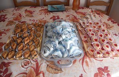 commande de gâteaux pour une réception