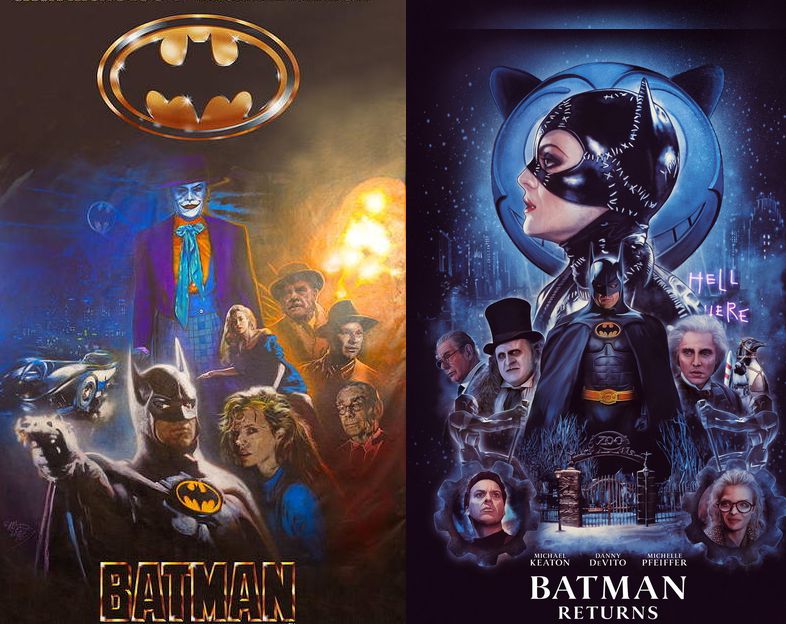 Étude graphique d'affiches de cinéma : qui se cache derrière Batman ?