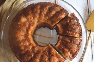 Pudding à la banane et au caramel